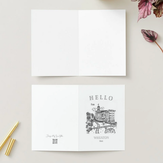 Greeting Card: Hello from Wheaton