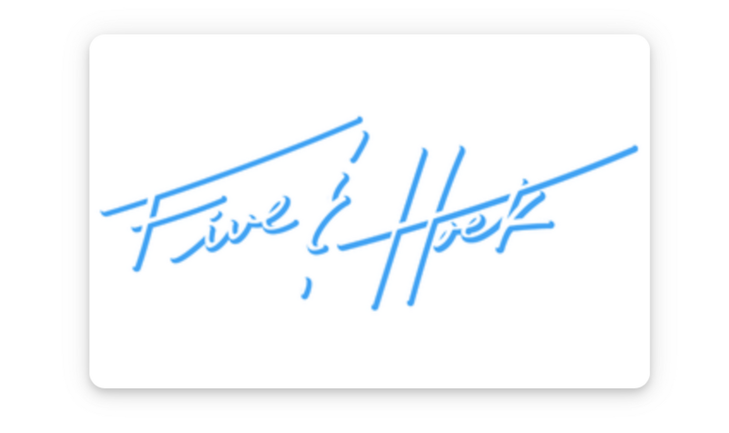 $10 Gift Card to Five and Hoek