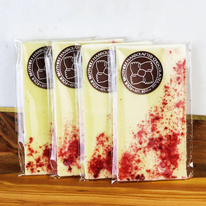 Couverture White Chocolate Raspberry Bar
