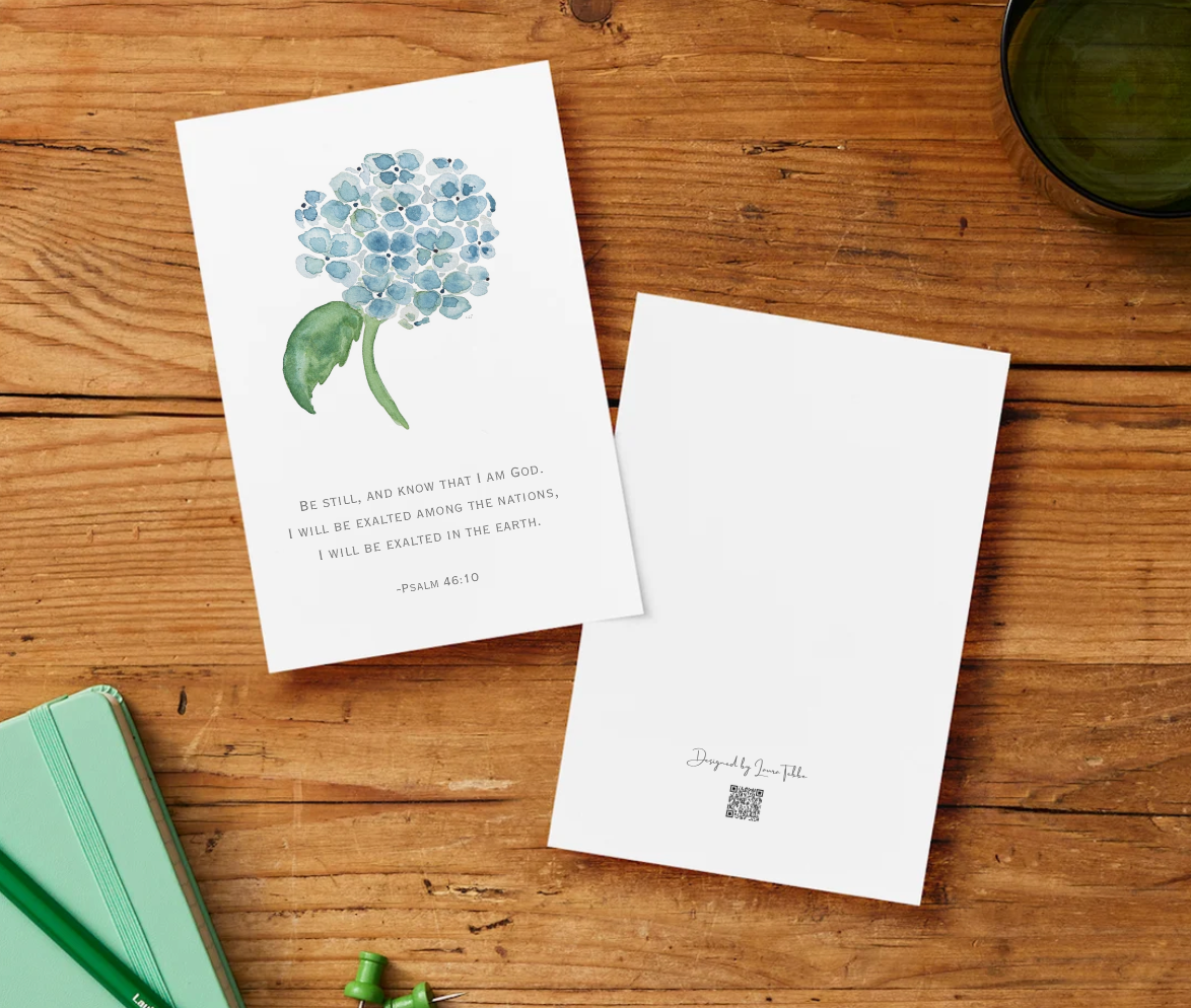 Flat Card: Be Still and Know