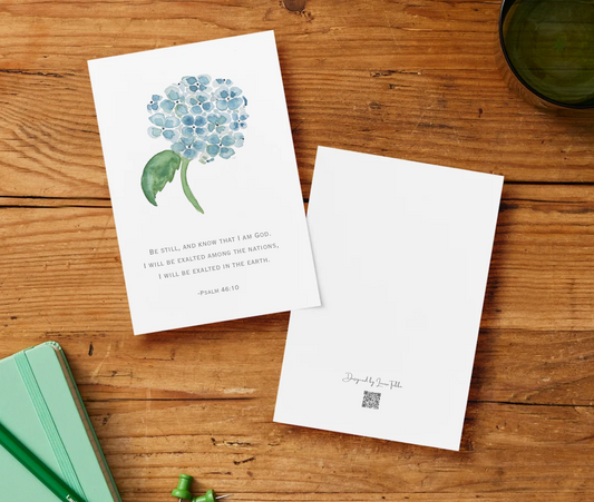 Flat Card: Be Still and Know