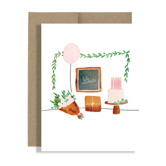 "Let's Celebrate" Greeting Card