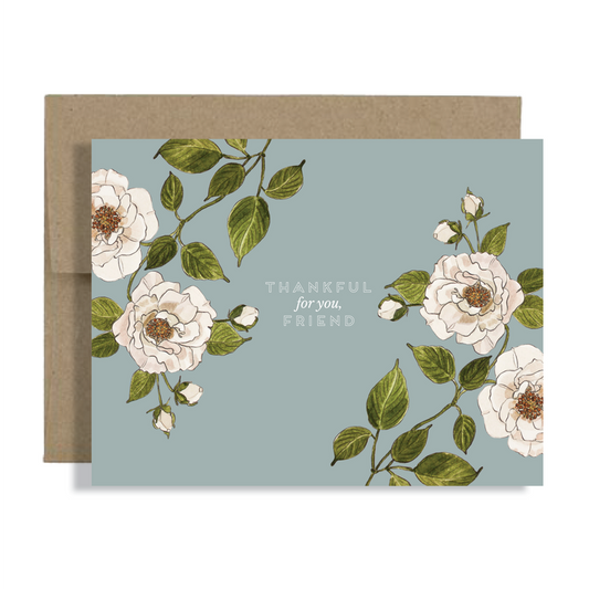 "Thankful for You, Friend" Greeting Card