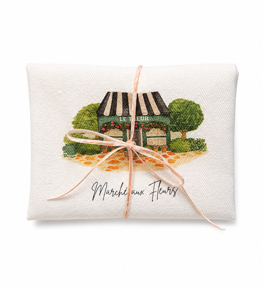Floral Shop Tea Towel