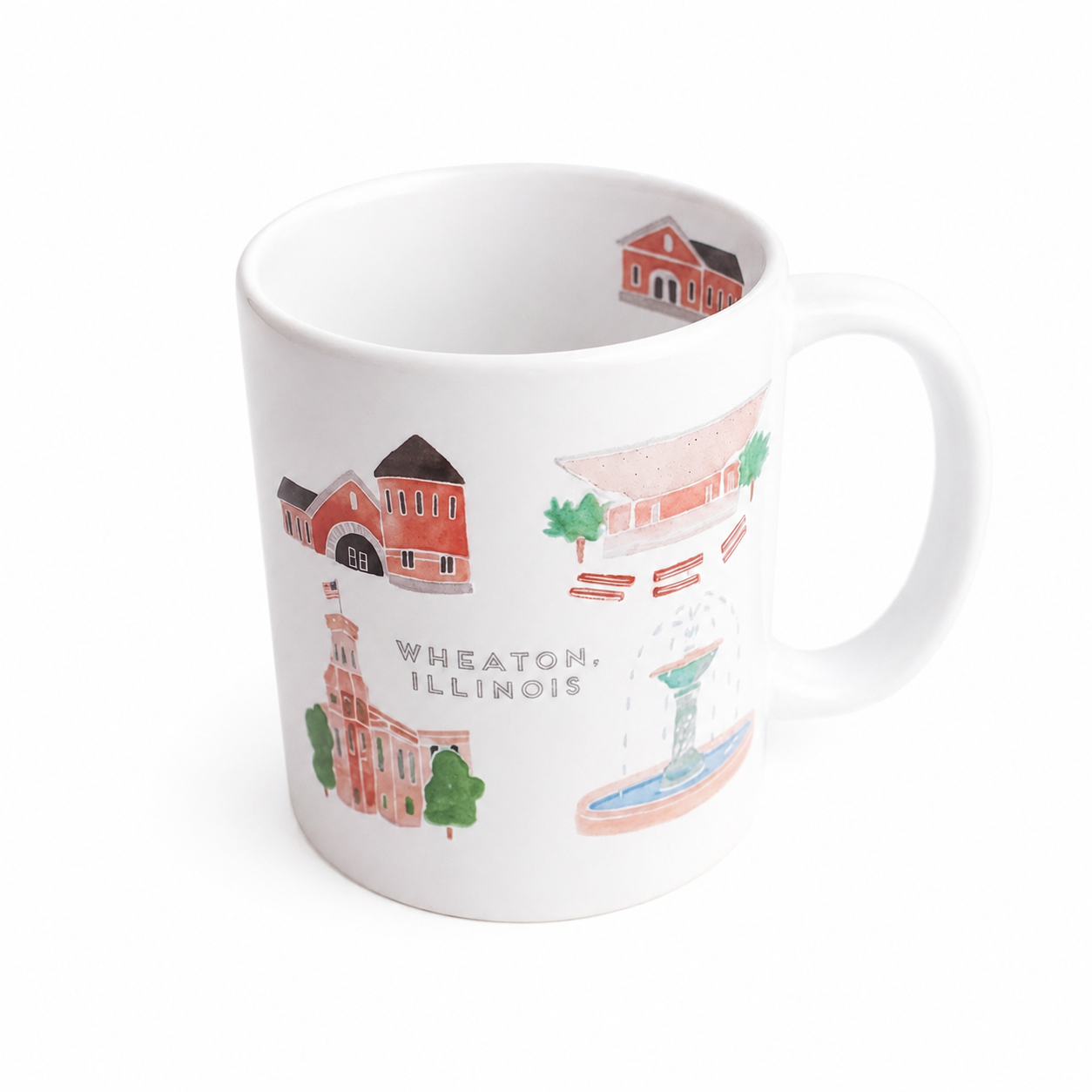 Wheaton Landmarks Mug