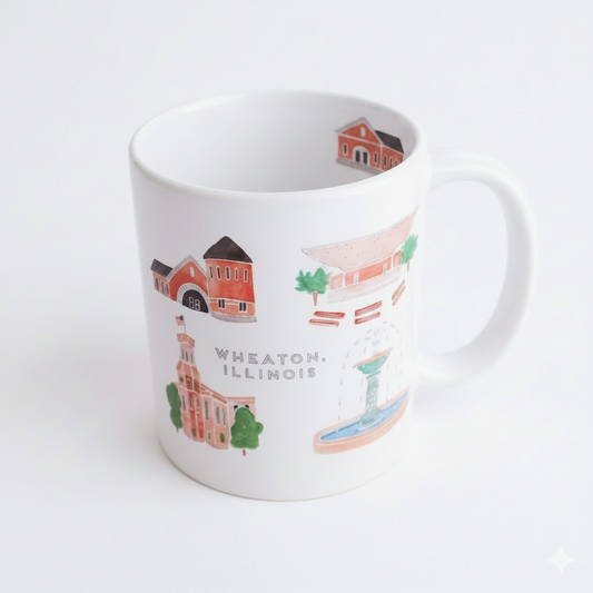 Wheaton Landmarks Mug